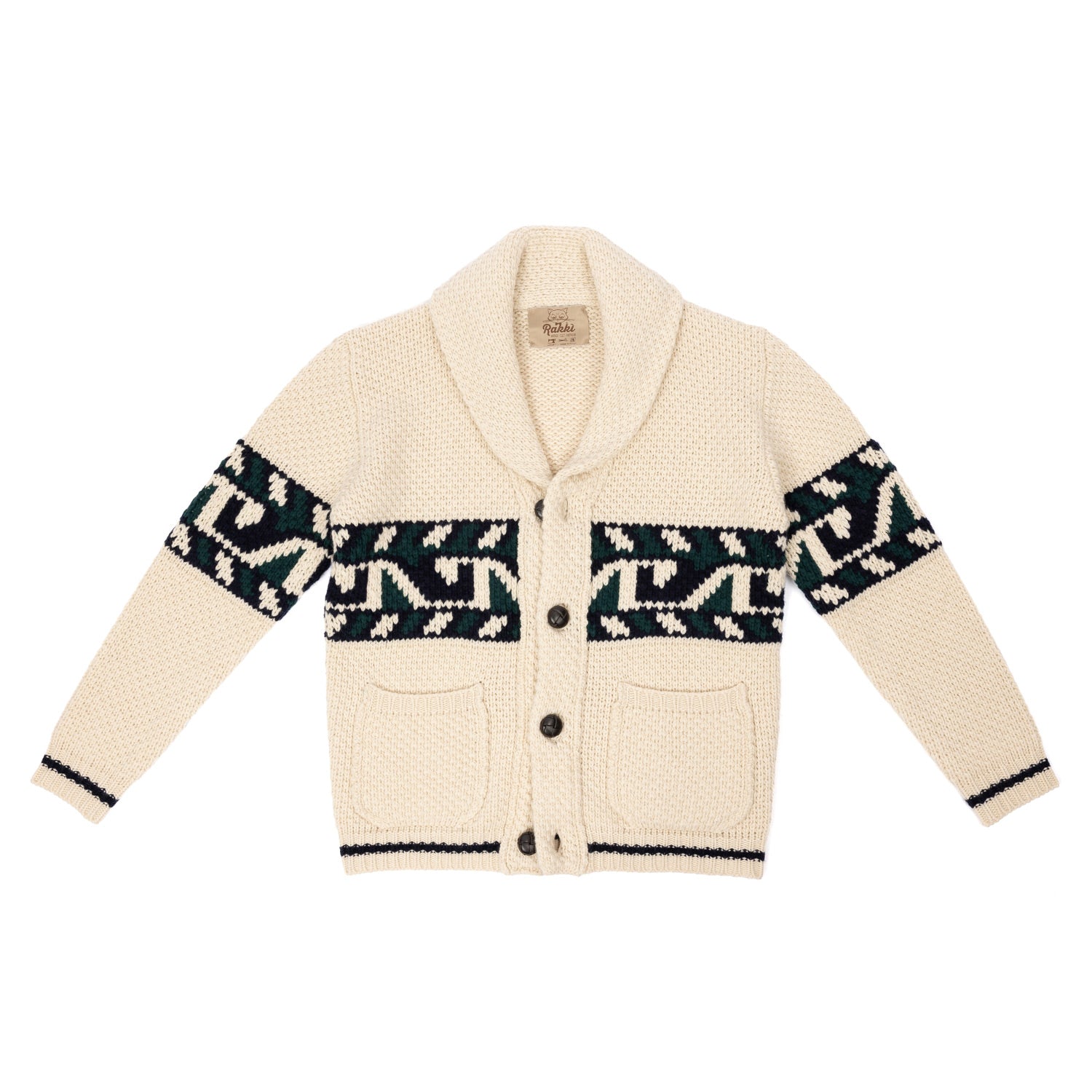 RAKKI x MJ: Cardigan "Holman Blazer" made from pure Lambswool - Original Icon